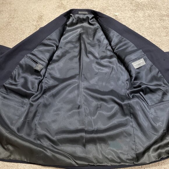 VTG Pierre Cardin Mens Blazer Sport Coat Size 36R 100% Wool Navy Gold Buttons - Picture 12 of 12